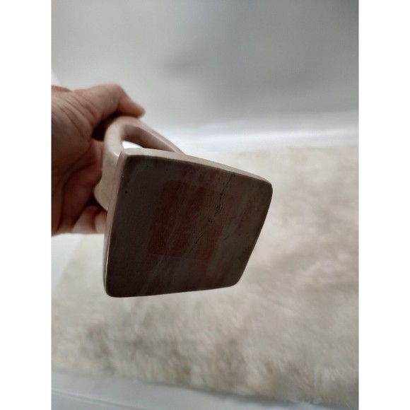 8" Carved Stone 2 Dancing Figures Kenya Ten Thousand Villages Sculpture - Picture 11 of 12